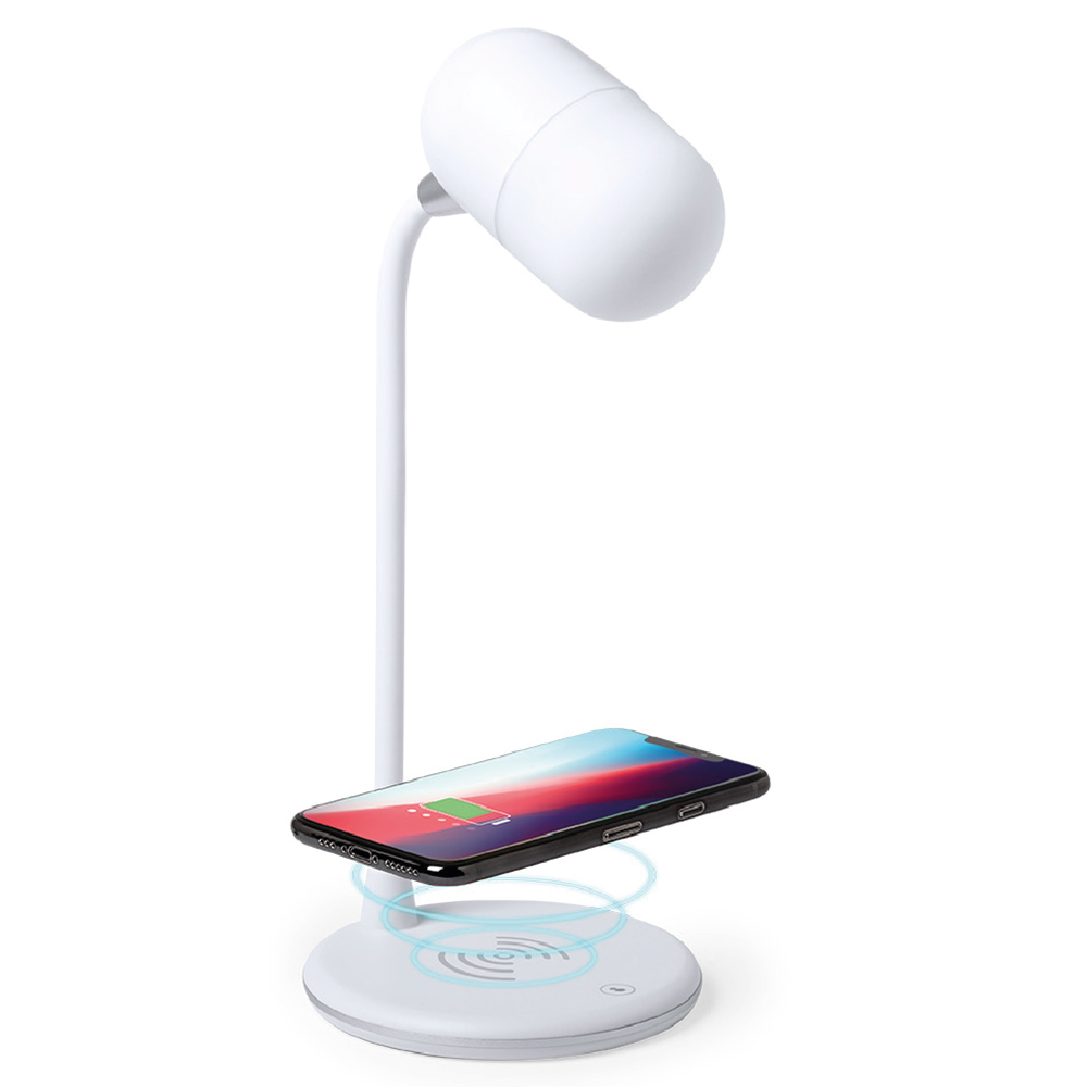 BORÇKA BEYAZ BLUETOOTH HOPARLÖR  ve  WİRELESS SARJ MASA LAMBASI isimli ürünün 1. resmi