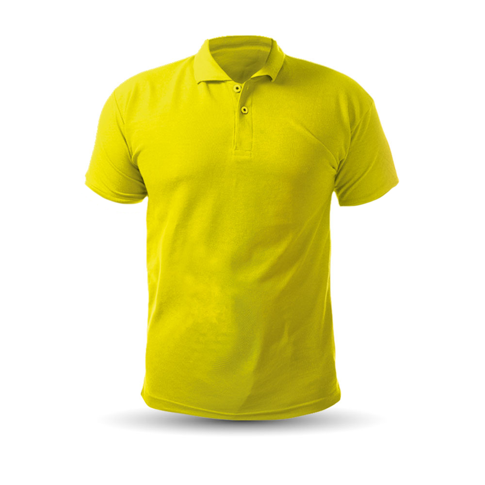 AÇELYA SARI XXL POLO YAKA TİŞÖRT isimli ürünün 1. resmi