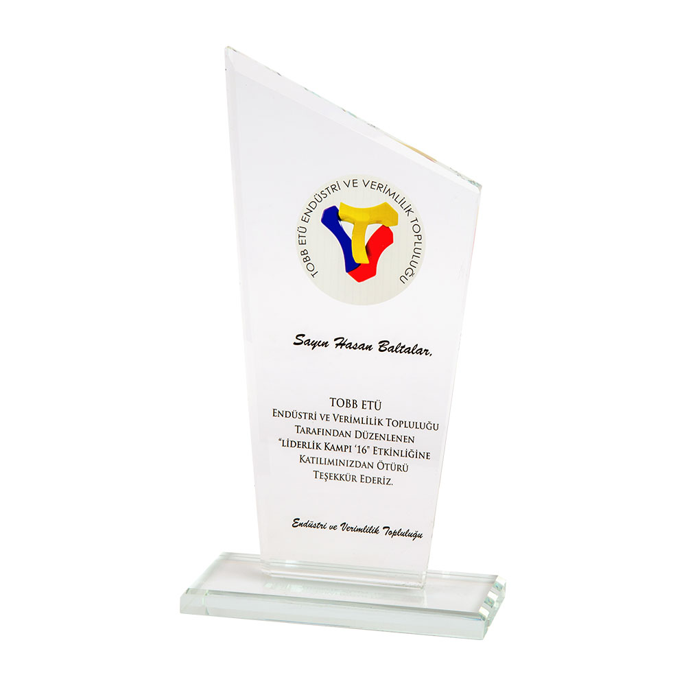 MENGÜÇ KRİSTAL PLAKET isimli ürünün 1. resmi