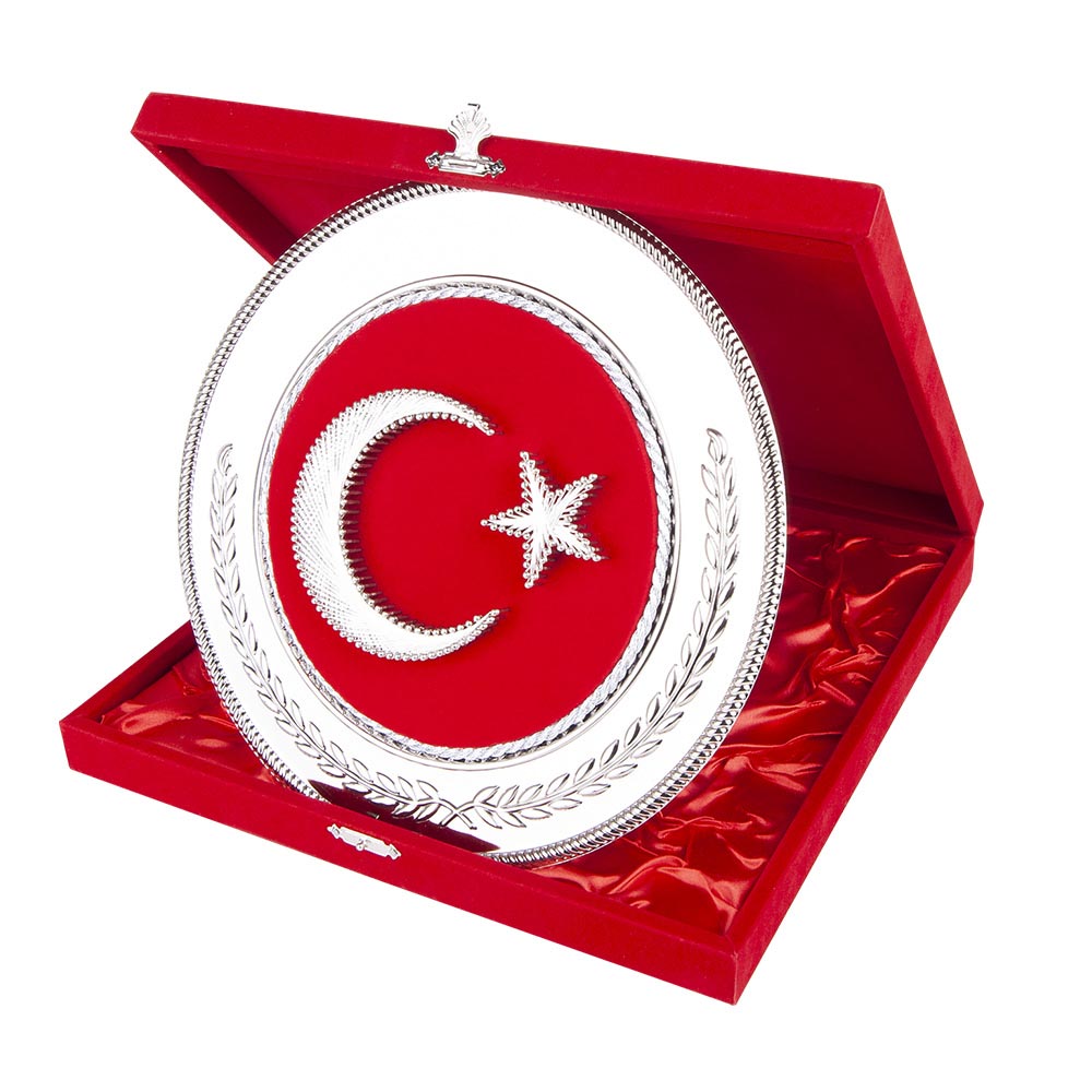 HİLAL YUVARLAK BAYRAK PLAKET isimli ürünün 1. resmi