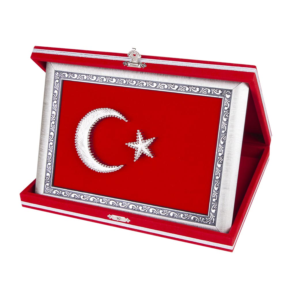 SANCAK DİKDÖRTGEN BAYRAK PLAKET isimli ürünün 1. resmi