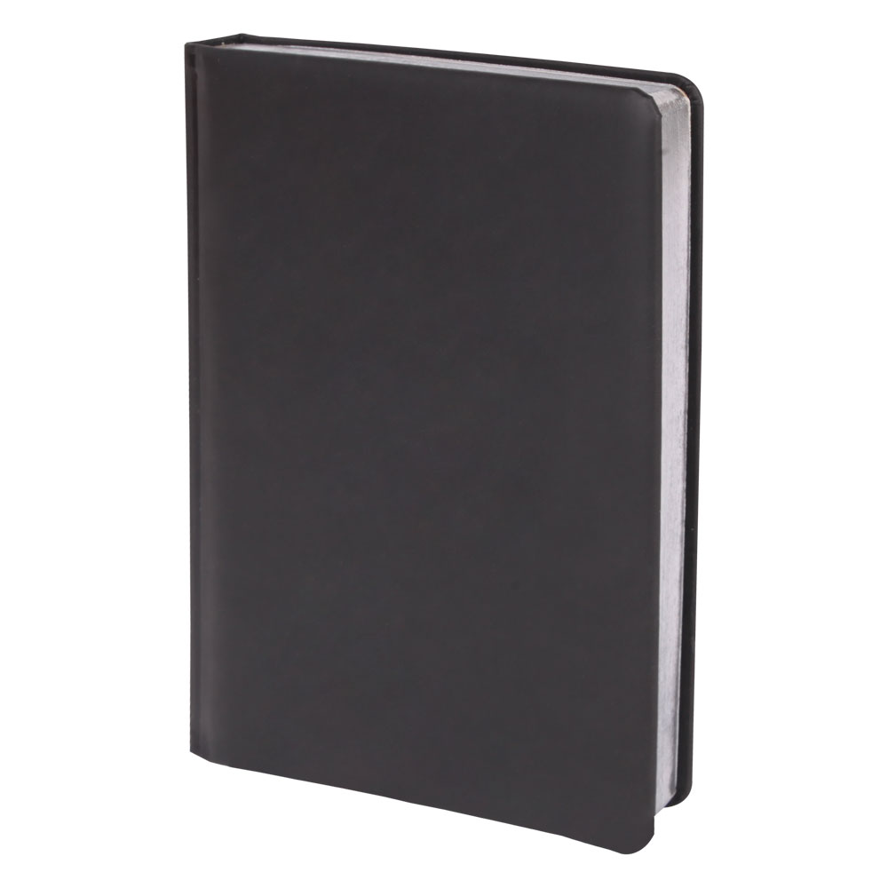 ŞAŞMAZ SİYAH-GÜMÜŞ KENAR YALDIZLI DEFTER (17X24 CM) isimli ürünün 1. resmi
