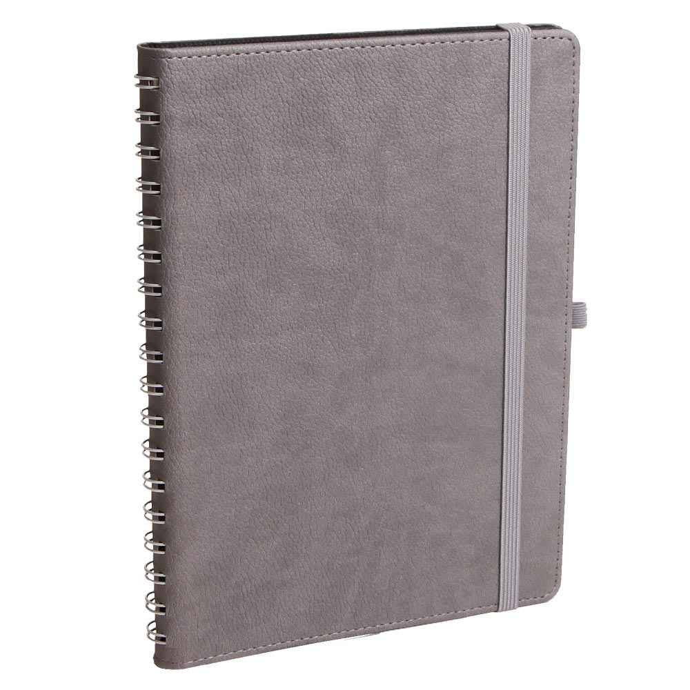 SÖĞÜTÖZÜ GRİ SPİRALLİ TARİHSİZ DEFTER (17X24 CM) isimli ürünün 1. resmi