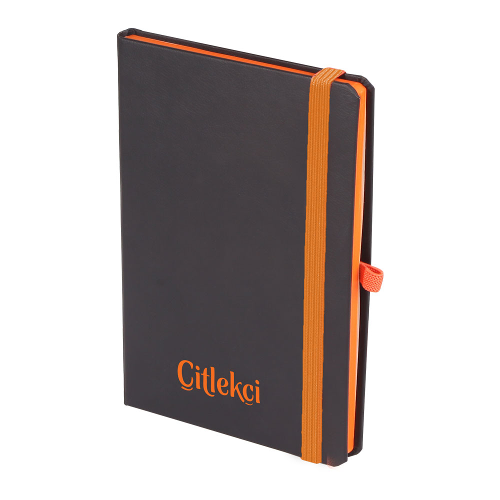 TUNALI TURUNCU TARİHSİZ DEFTER (13X21 CM) isimli ürünün 1. resmi